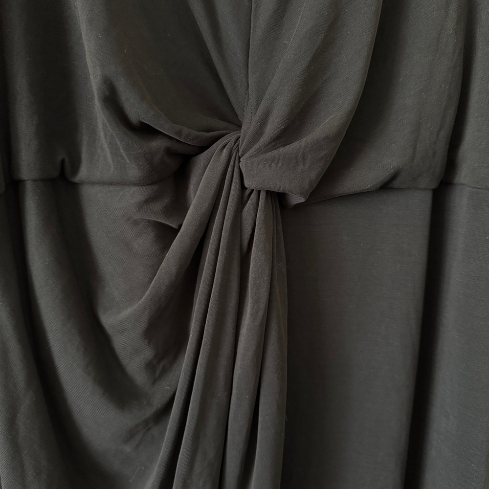 Nwt Open Edit Drape Twist V-Neck Sheath Dress Siz… - image 6